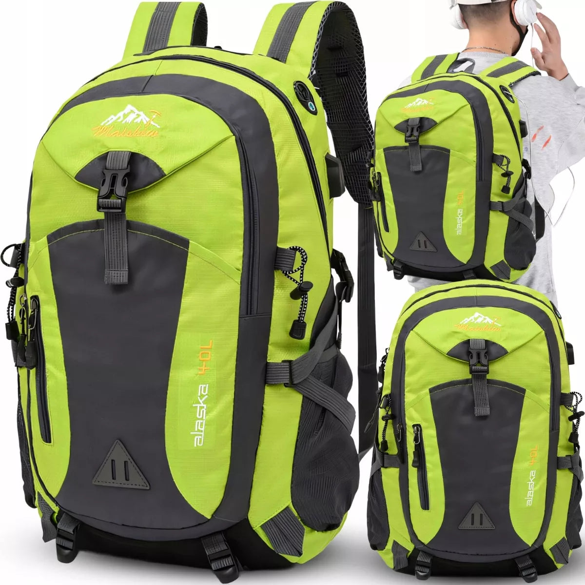 XXL kelioninė kuprinė – lėktuvo ir stovyklavimo kelionėms