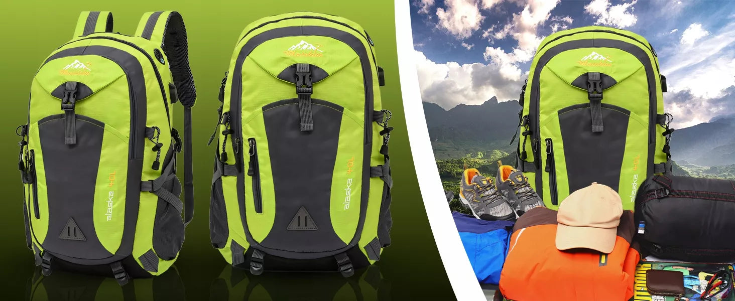 XXL kelioninė kuprinė – lėktuvo ir stovyklavimo kelionėms