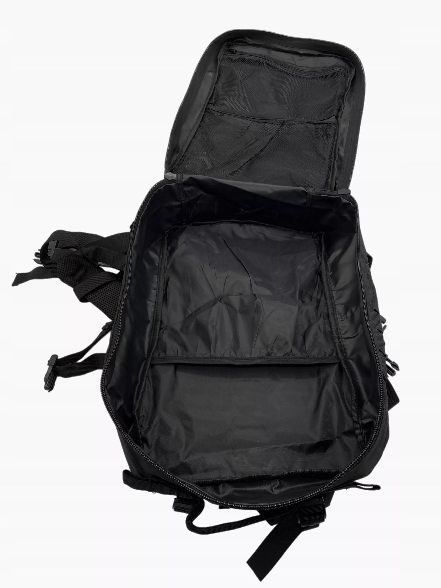 TAKTYCZNY PLECAK WOJSKOWY 45L LASER CUT CZARNY MOLLE MILITARNY TURYSTYCZNY