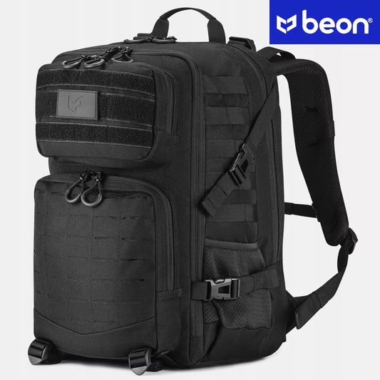 Karinė taktinė kuprinė, juoda (survival)