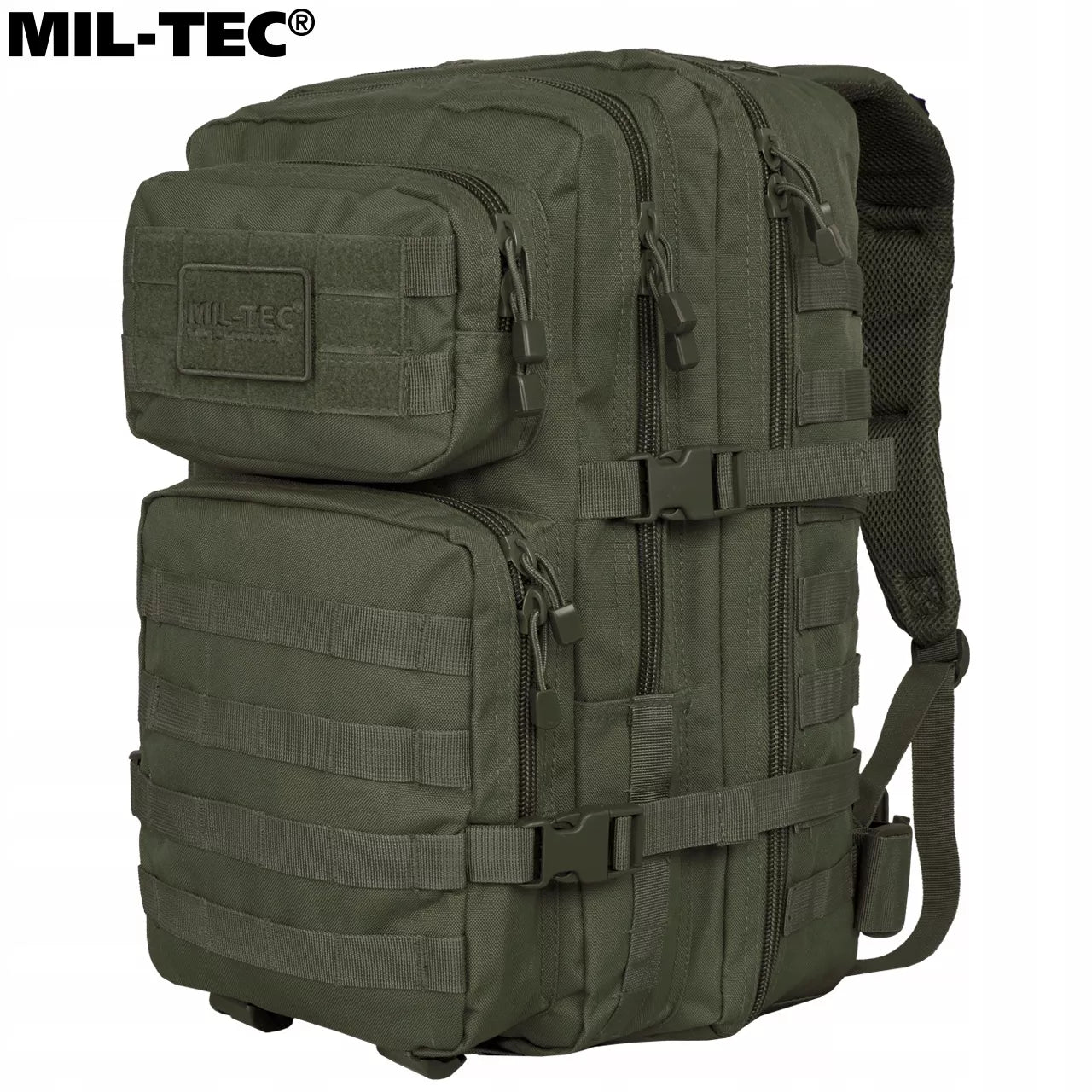 MIL-TEC ASSAULT TAKTINĖ KARINĖ KUPRINĖ TURISTINĖ OLIVE 36L