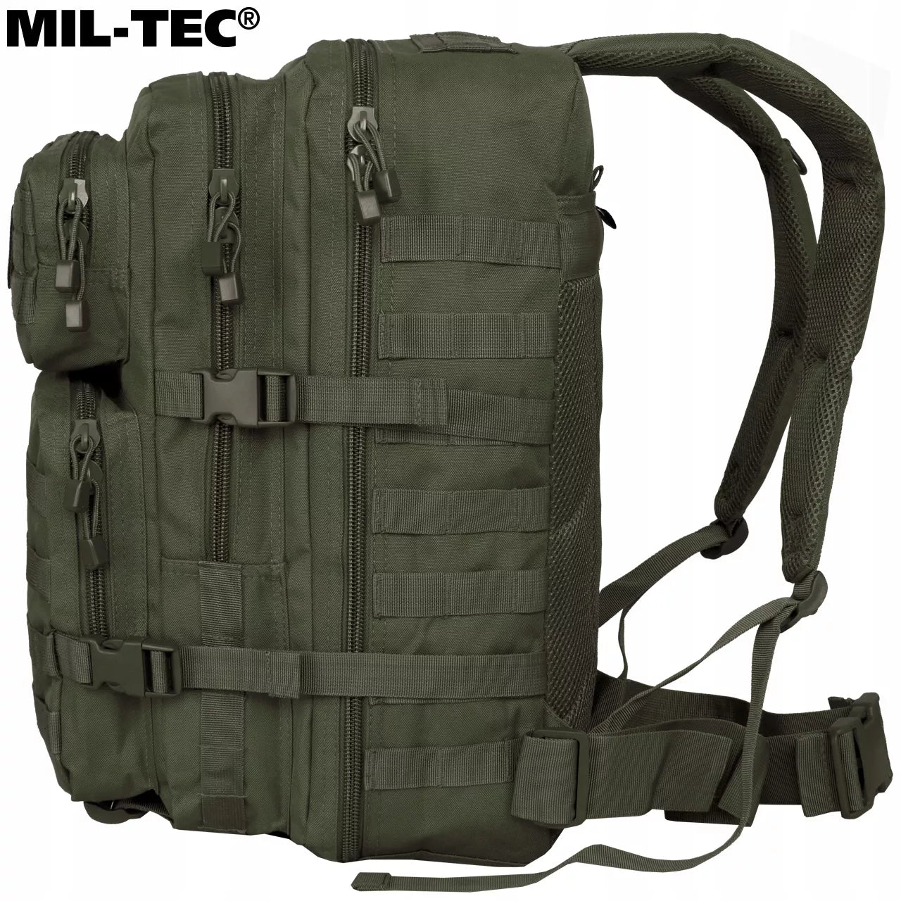 MIL-TEC ASSAULT TAKTINĖ KARINĖ KUPRINĖ TURISTINĖ OLIVE 36L