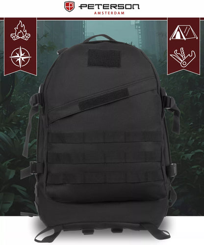 Taktinė kuprinė, 40L, juoda