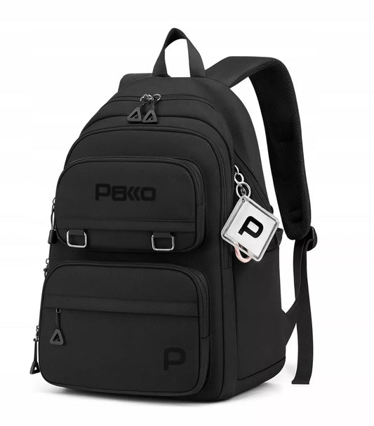 Juoda mokyklinė kuprinė jaunimui