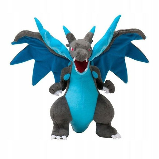 Pokémon Charizard X Pilkas Drakonas Pliušinis Žaislas Vaikams 25cm