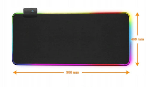 Kilimėlis 40 x 90 CM klaviatūrai ir pelei su LED RGB apšvietimu