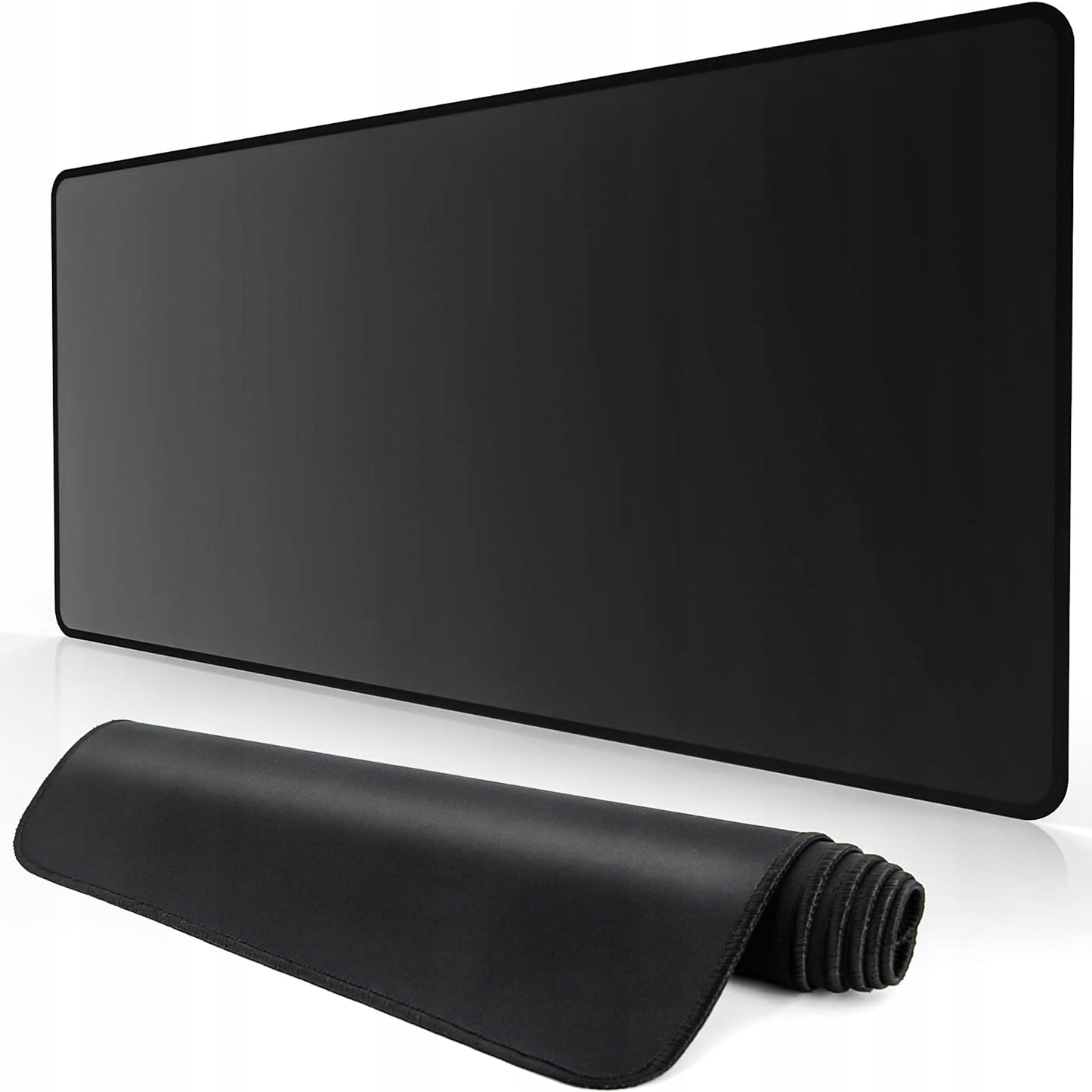 Pelės kilimėlis 80x40 juodas žaidimų stalo kilimėlis