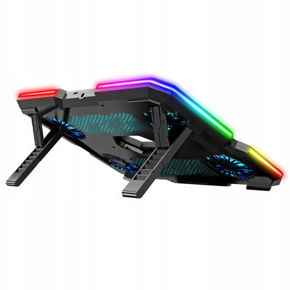 Aušinantis stovas nešiojamam kompiuteriui 12-17' su 10 ventiliatorių