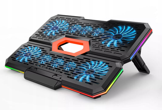 Aušinantis stovas nešiojamam kompiuteriui 12-17' su 10 ventiliatorių