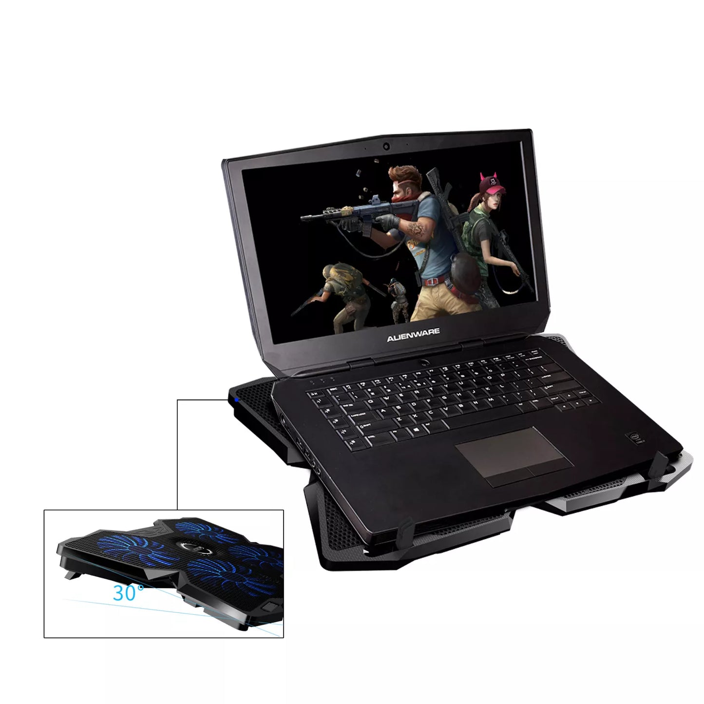 Aušinimo stovas nešiojamam kompiuteriui