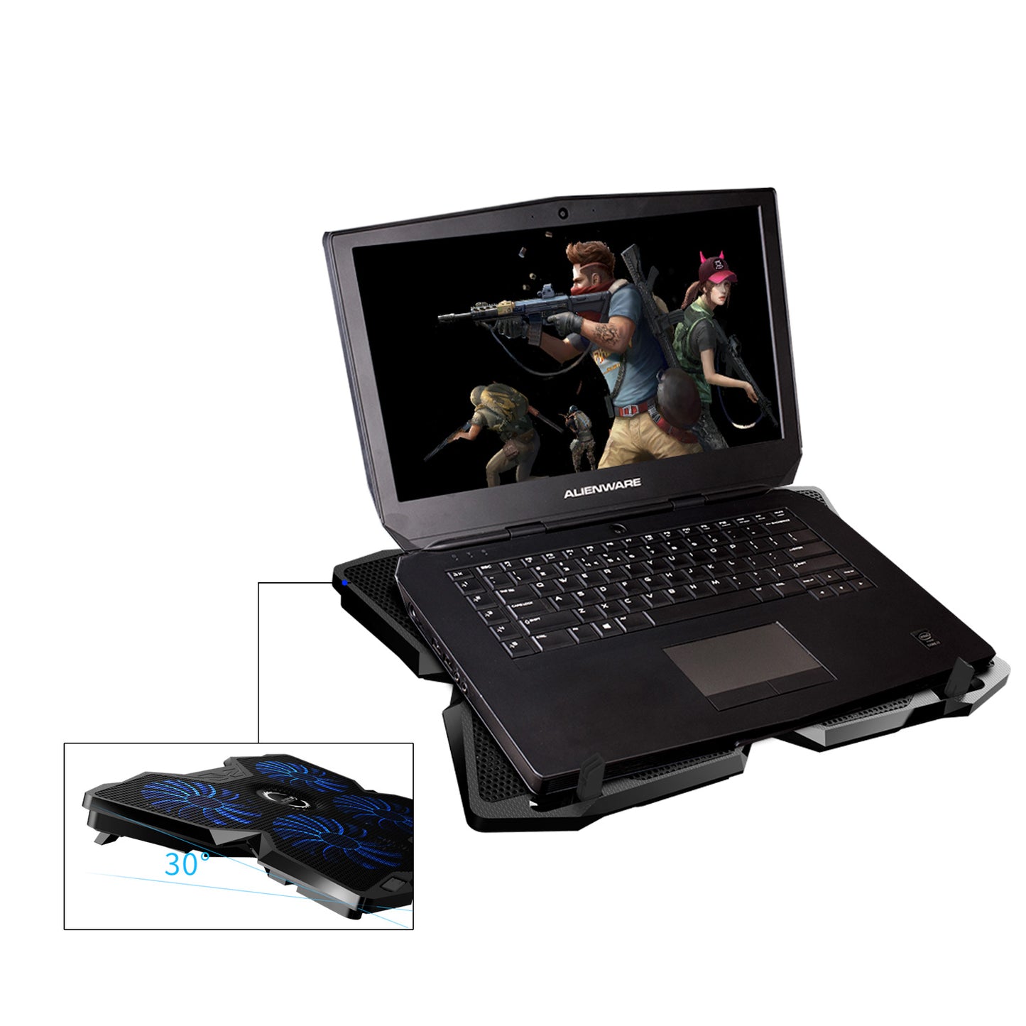 Aušinimo stovas nešiojamam kompiuteriui