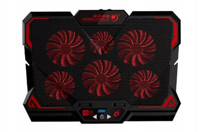 Aušinimo stovas nešiojamojo kompiuterio, 12-17 colių, su LED ekranu