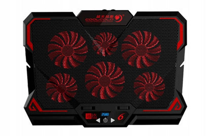 Aušinimo stovas nešiojamojo kompiuterio, 12-17 colių, su LED ekranu