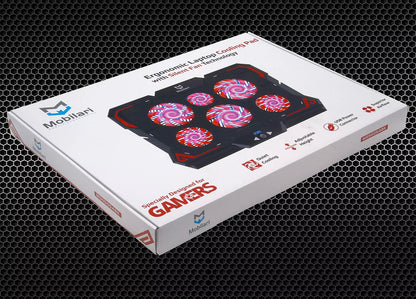 Aušinimo stovas nešiojamojo kompiuterio, 12-17 colių, su LED ekranu