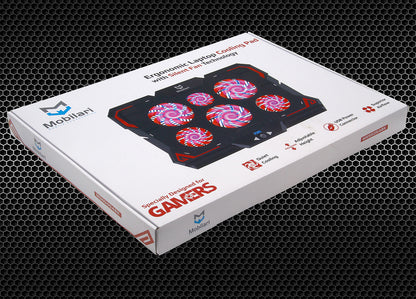 Aušinimo stovas nešiojamojo kompiuterio, 12-17 colių, su LED ekranu