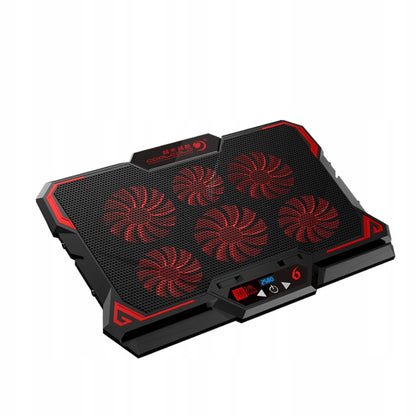 Aušinimo stovas nešiojamojo kompiuterio, 12-17 colių, su LED ekranu