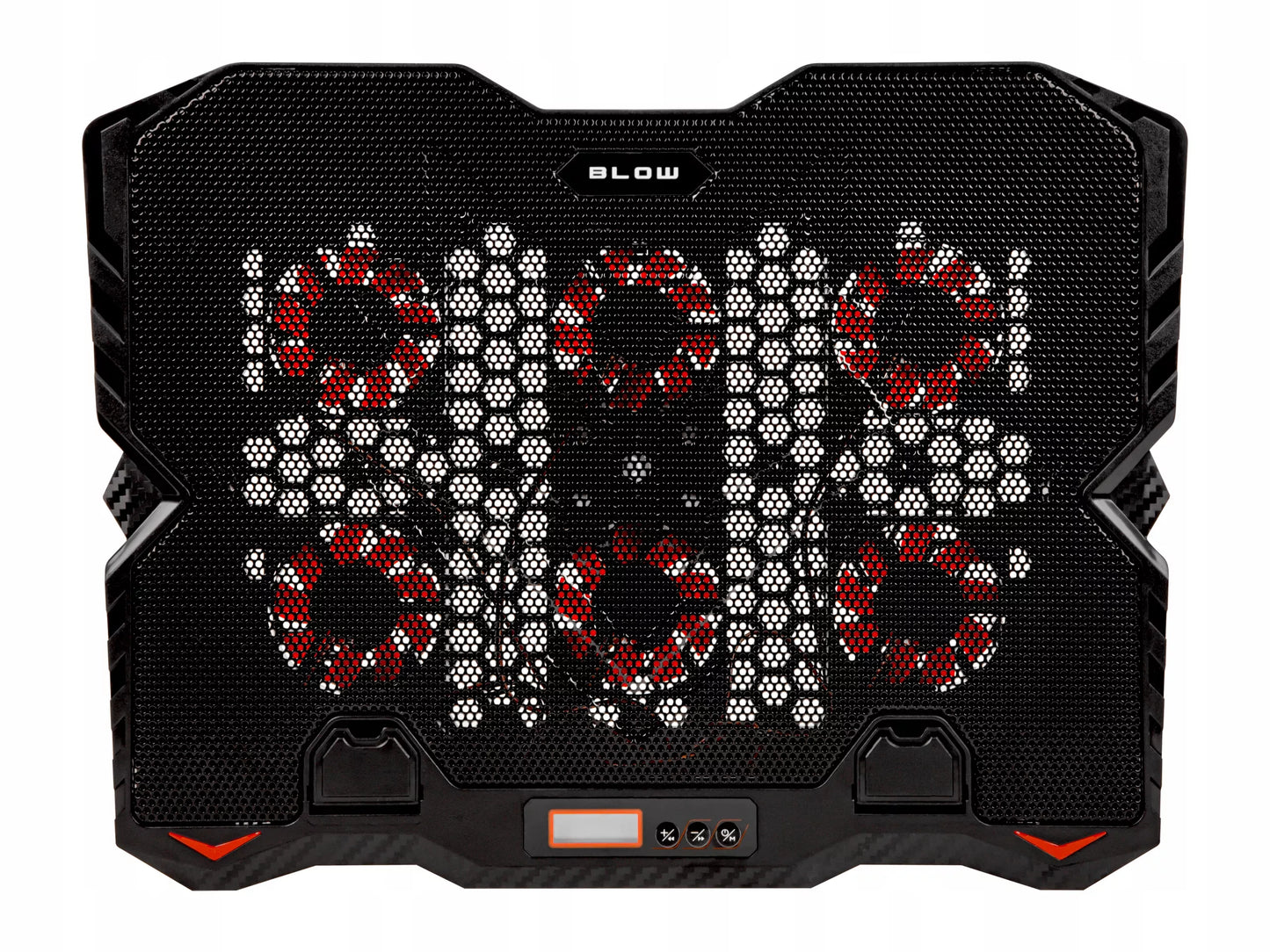 Aušinimo stovas nešiojamam kompiuteriui 15,6' žaidimams, didelis, LED, USB šakytuvas