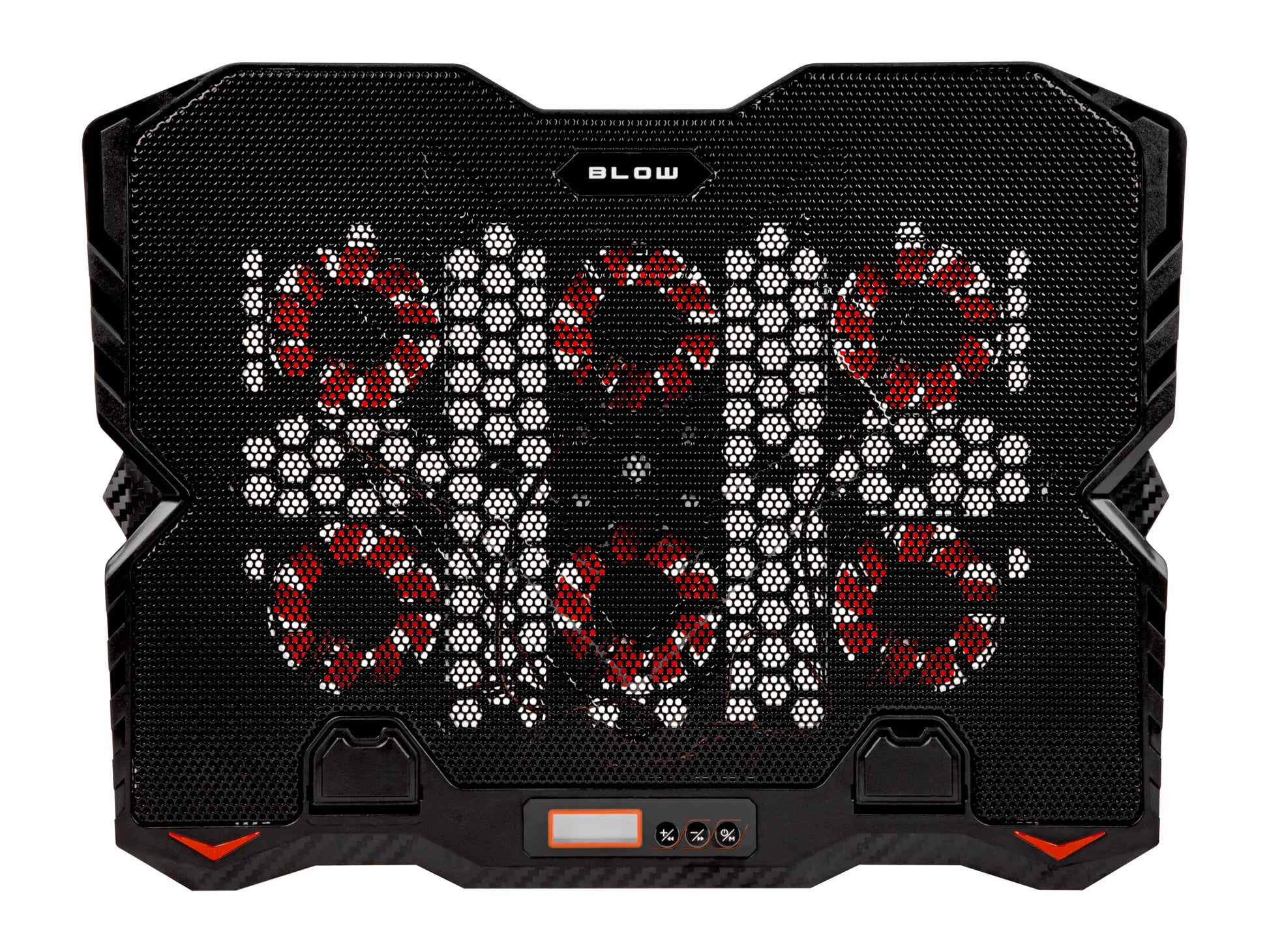 Aušinimo stovas nešiojamam kompiuteriui 15,6' žaidimams, didelis, LED, USB šakytuvas