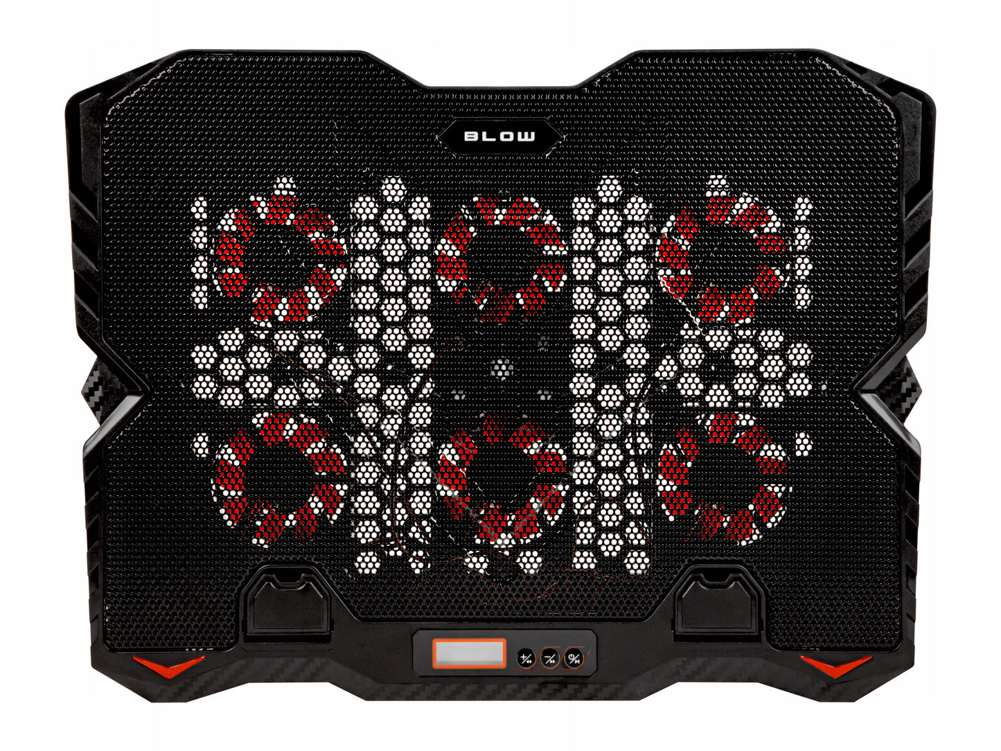 Aušinimo stovas nešiojamam kompiuteriui 15,6' žaidimams, didelis, LED, USB šakytuvas