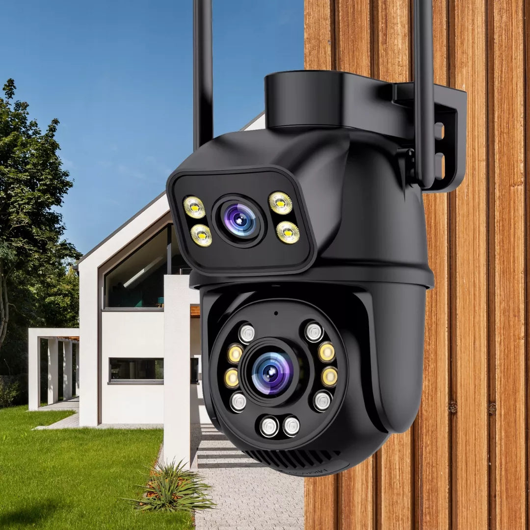 WiFi IP lauko kamera 4K UHD, 6 MPx, su audio ir judesio detekcija