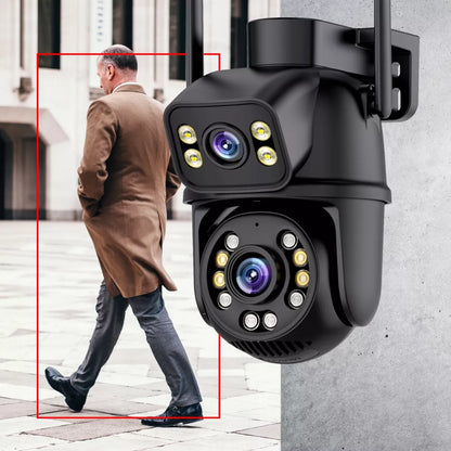 WiFi IP lauko kamera 4K UHD, 6 MPx, su audio ir judesio detekcija