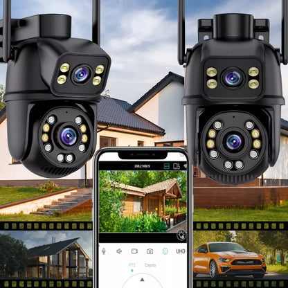 WiFi IP lauko kamera 4K UHD, 6 MPx, su audio ir judesio detekcija