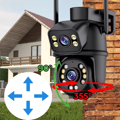 WiFi IP lauko kamera 4K UHD, 6 MPx, su audio ir judesio detekcija