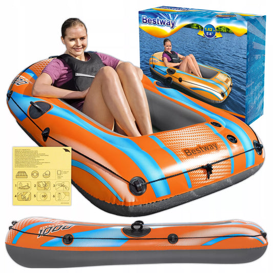 Pripučiama valtis 162 x 96 cm, skirta iki 80 kg svorio