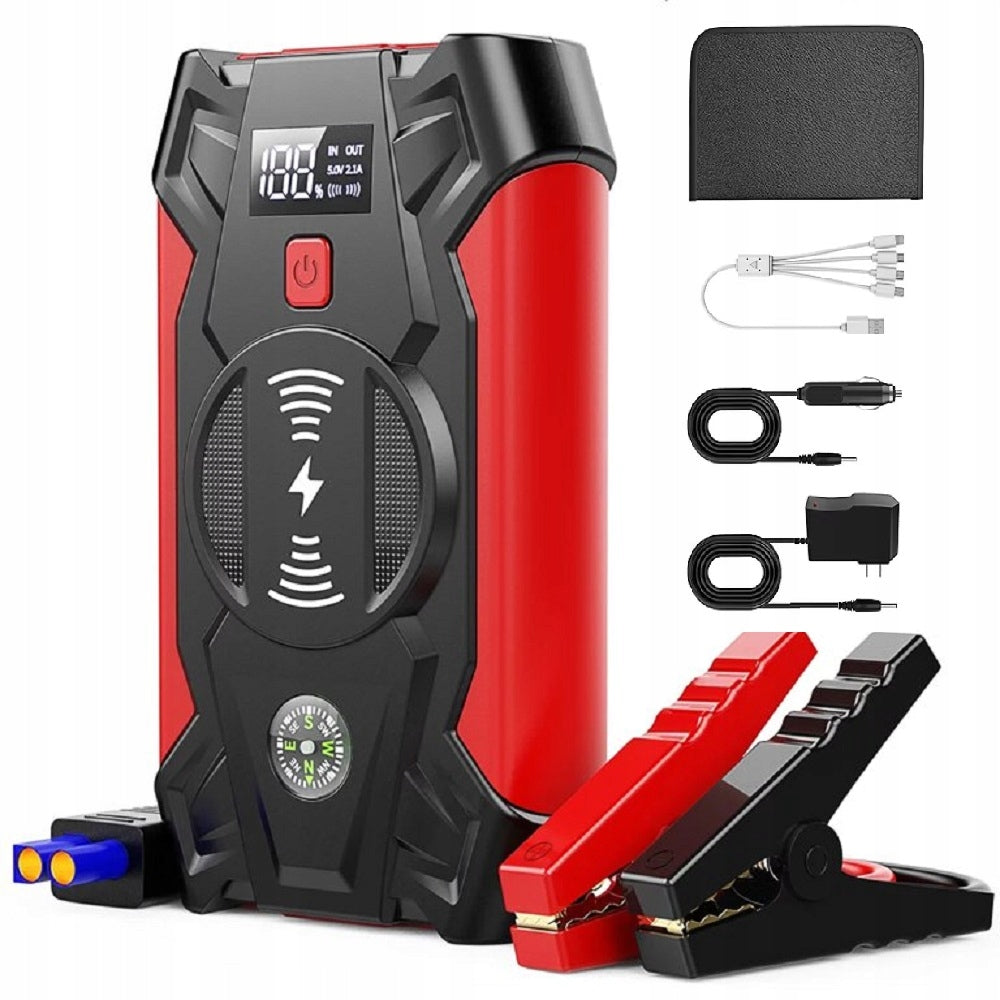 Power Bank Starteris Boosteris Žibintuvėlis 20000mAh 12V