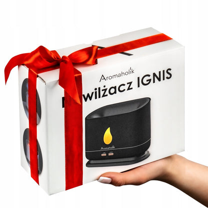 Dovanų drėkintuvas eteriniams aliejams LED liepsnos efektas