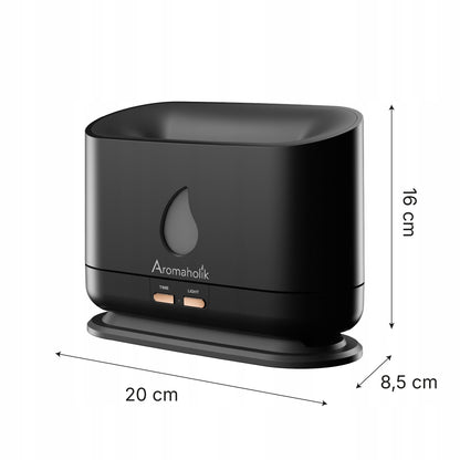 Dovanų drėkintuvas eteriniams aliejams LED liepsnos efektas