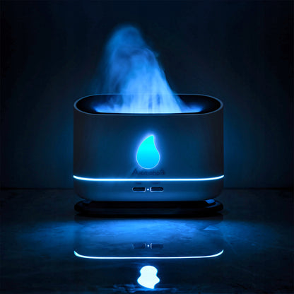 Dovanų drėkintuvas eteriniams aliejams LED liepsnos efektas