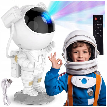 Žvaigždžių projektorius astronautas vaikams naktinė lemputė LED lazerinis projektorius NS