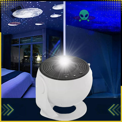 ŽVAIGŽDŽIŲ PROJEKTORIUS PLANETARIUM PROJEKTORIUS KOSMINIS PROJEKTORIUS VAIKAMS LED NAKTINĖ LEMPA