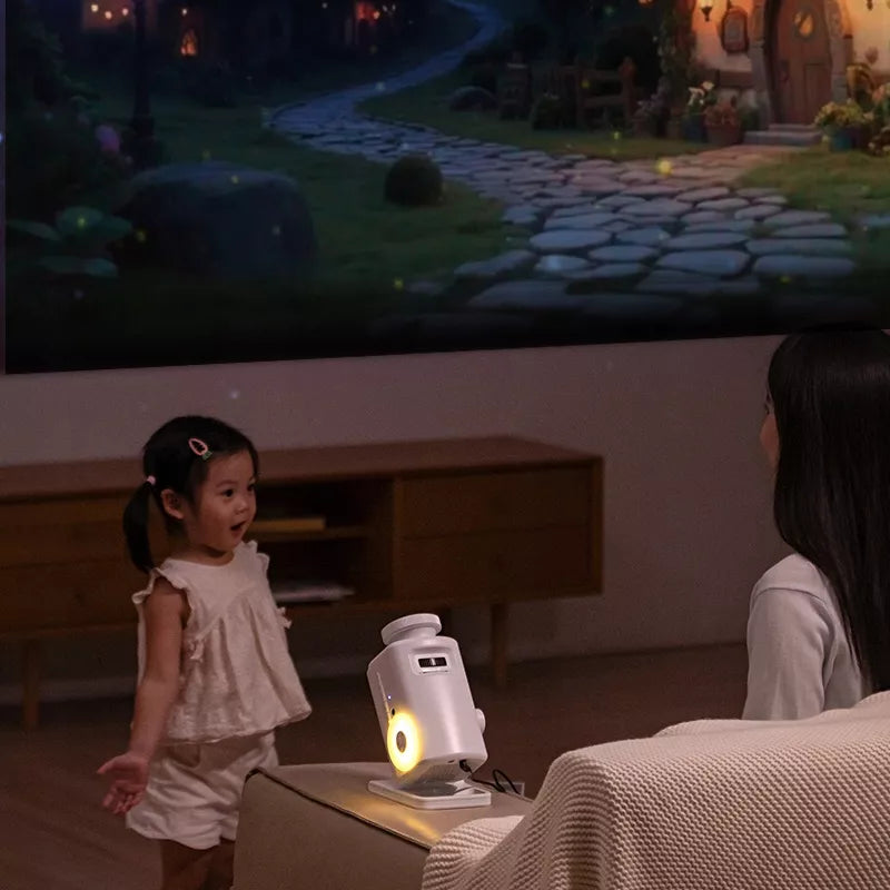ŽVAIGŽDŽIŲ PROJEKTORIUS PROJEKTORIUS 3D HOLOGRAMA 60 FILMU VR EFEKTAS BLUETOOTH GARSIAKALBIS