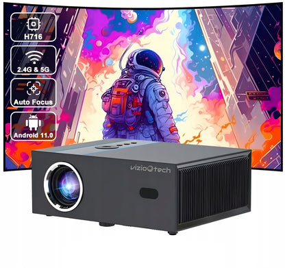 Projektorius ANDROID 11 12000lm FHD 4K Idėja Komunijai
