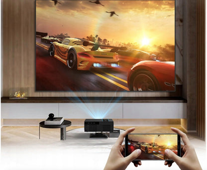 Projektorius ANDROID 11 12000lm FHD 4K Idėja Komunijai