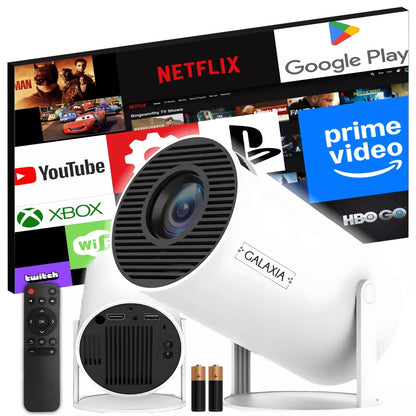 PROJEKTORIUS PROJEKTORIUS MINI NEŠIOJAMAS ANDROID LED WIFI FULL HD SMART TV HY300