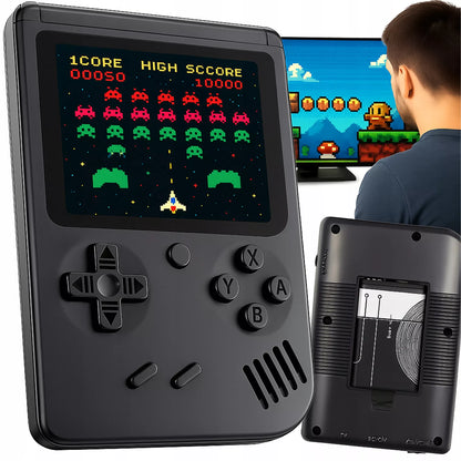 Mini retro žaidimų konsolė (400+ žaidimų) su TV funkcija