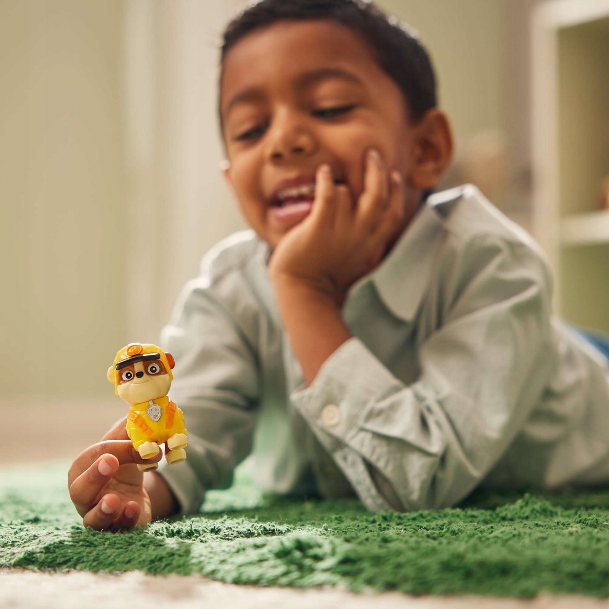 PAW PATROL Džiunglių šuniukų rinkinys iš 8 figūrėlių Ryderis + judantys šuneliai