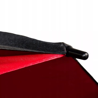 Didelis diplomatinis deleguotas vyriausybinis sutvirtintas skėtis dvipusis 125cm