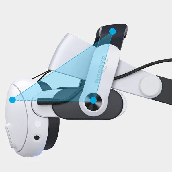 Atraminimo dirželis BOBOVR M3 Pro Oculus Meta Quest 3/3s su maitinimo baterija