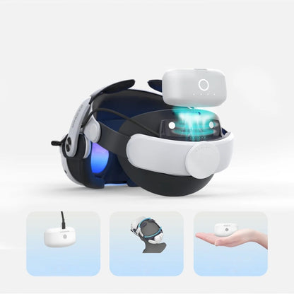 Atraminimo dirželis BOBOVR M3 Pro Oculus Meta Quest 3/3s su maitinimo baterija