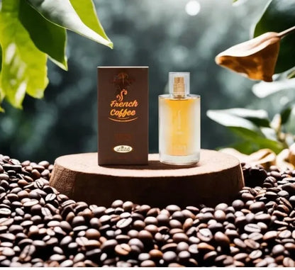 Moteriški arabiški kvepalai Al-Rehab French Coffee kava pienas vanilė + mėginukai