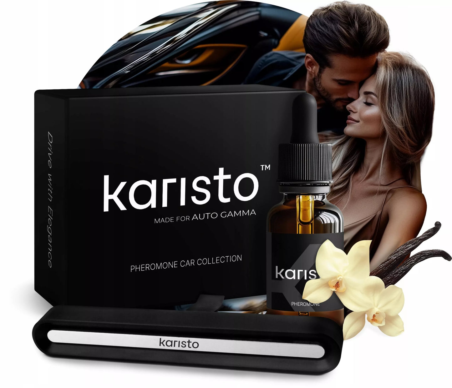 Automobiliniai kvepalai, kvapas automobilio interjerui, aliuminio ventiliacijos grotelių tvirtinimo rinkinys