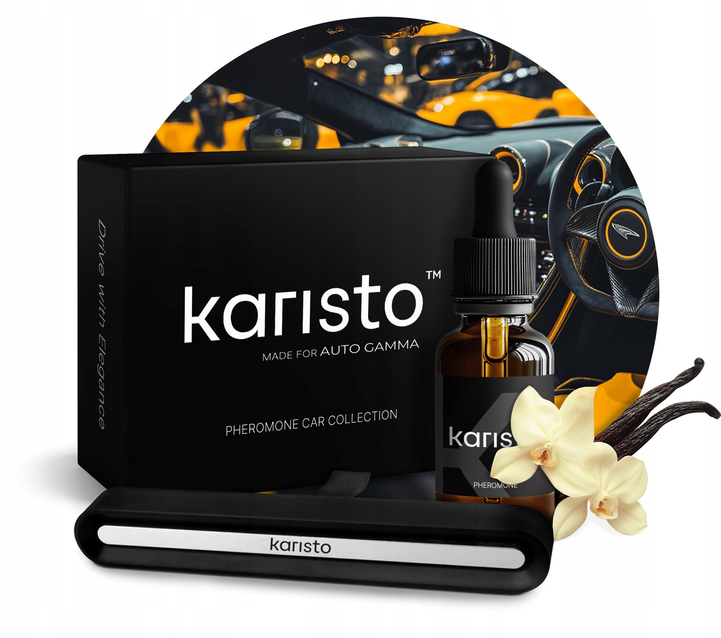 Automobiliniai kvepalai, kvapas automobilio interjerui, aliuminio ventiliacijos grotelių tvirtinimo rinkinys