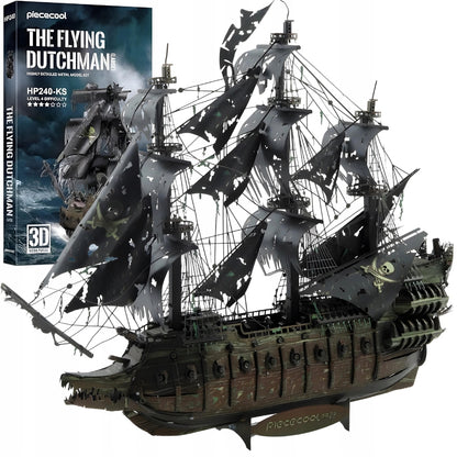 Metalo 3D Dėlionė Skrajūnas Olandas Laivas Dovanai Piececool