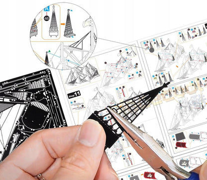 Piececool Metalinis 3D modelis Laivas Juodasis Perlas Dovanoms