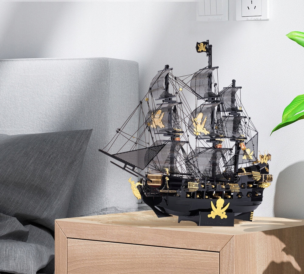 Piececool Metalinis 3D modelis Laivas Juodasis Perlas Dovanoms