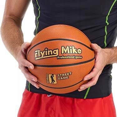 Krepšinio kamuolys 7 FLYING MIKE - streetball kamuolys mokykliniams kiemams ir aikštelėms